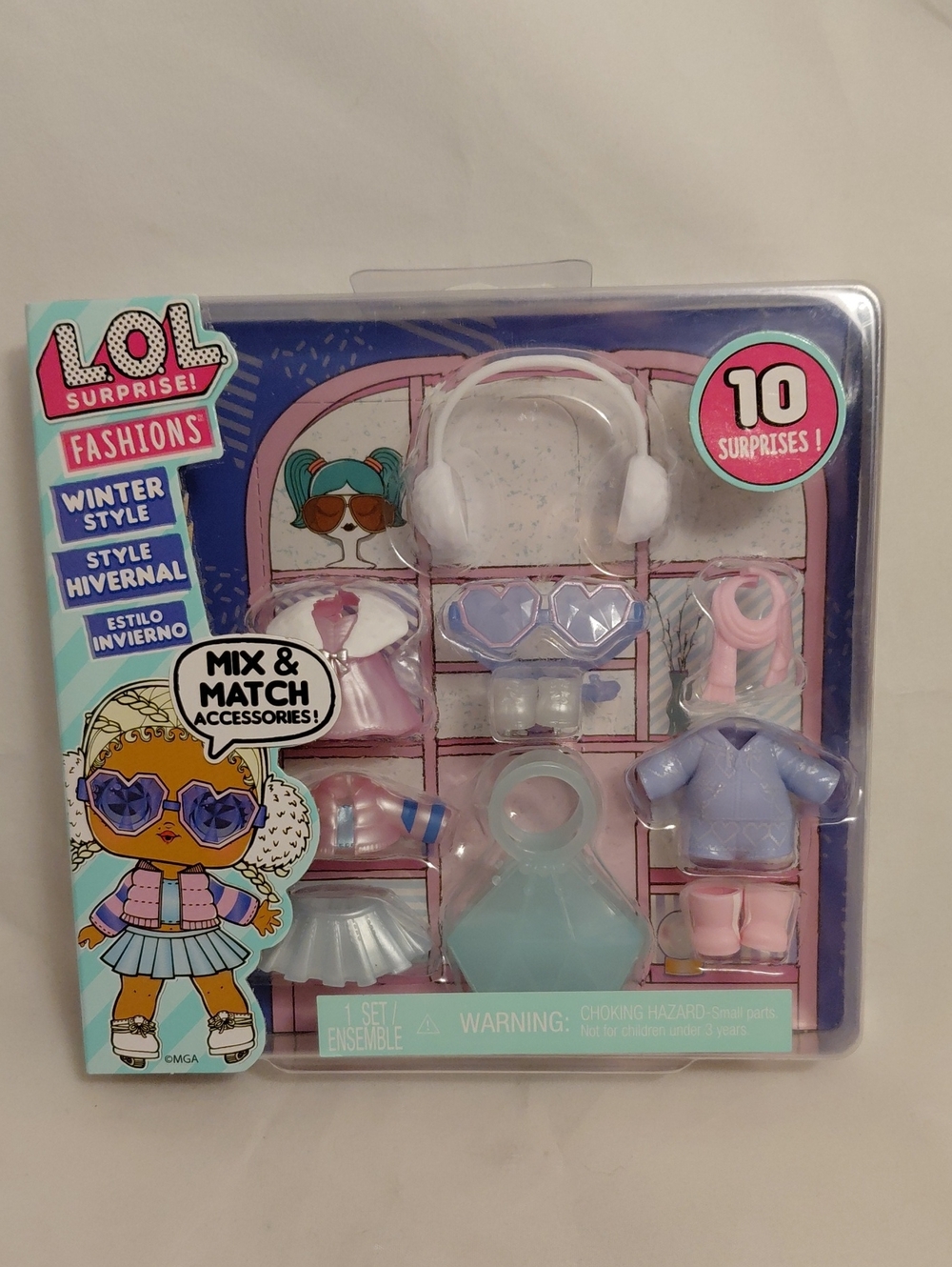 LOL Surprise Fashion Packs Winter Style, 10 Pieces